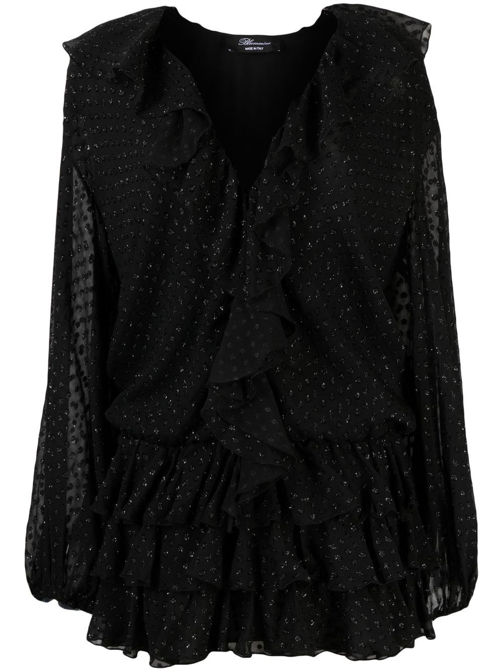 Blumarine Kleid mit Polka Dots - Schwarz von Blumarine