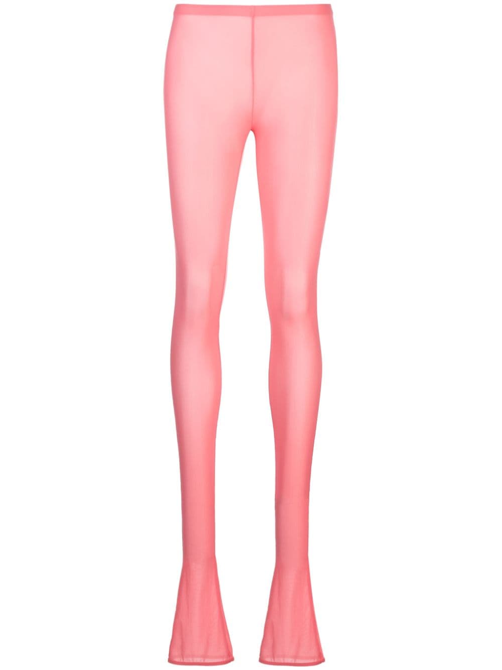 Blumarine Semi-transparente Jersey-Leggings - Rosa von Blumarine