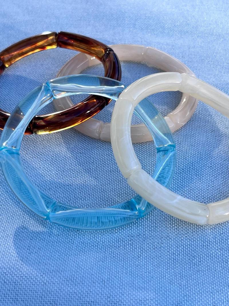 Schmale Armreifen, Schwarz, Beige, Matt, Glänzend, Bambooacrylic Tubes, Skinny Braclet, Armreifenset, Schmuckset, Kombinierbar Schmale Armreifen, Schwarz, Beige, Matt, Glänzend, Bambooacrylic Tubes, Skinny Braclet, Armreifenset, Schmuckset, Kombinierbar von BlumengartenAtelier1