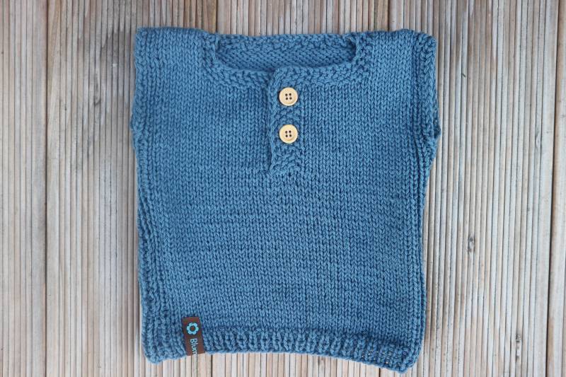 Baby Pullunder Aus Bio Baumwolle 6-12 Monate Blau Hellbraun Kinderpullunder Baby Pullunder Aus Bio Baumwolle 6-12 Monate Blau Hellbraun Kinderpullunder von Blumenkind77