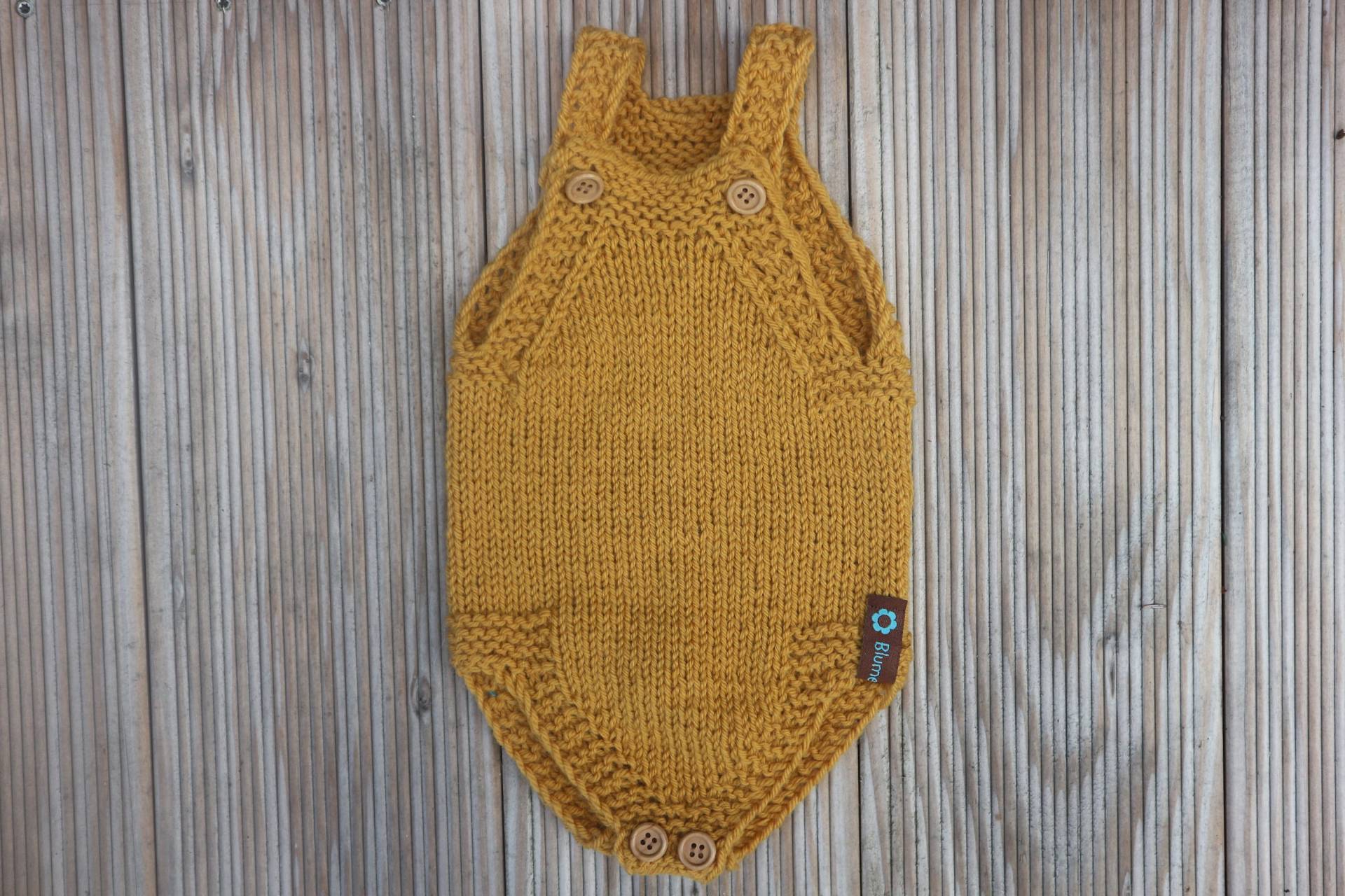 Babyromper Aus Wolle Mit Alpaka von Blumenkind77