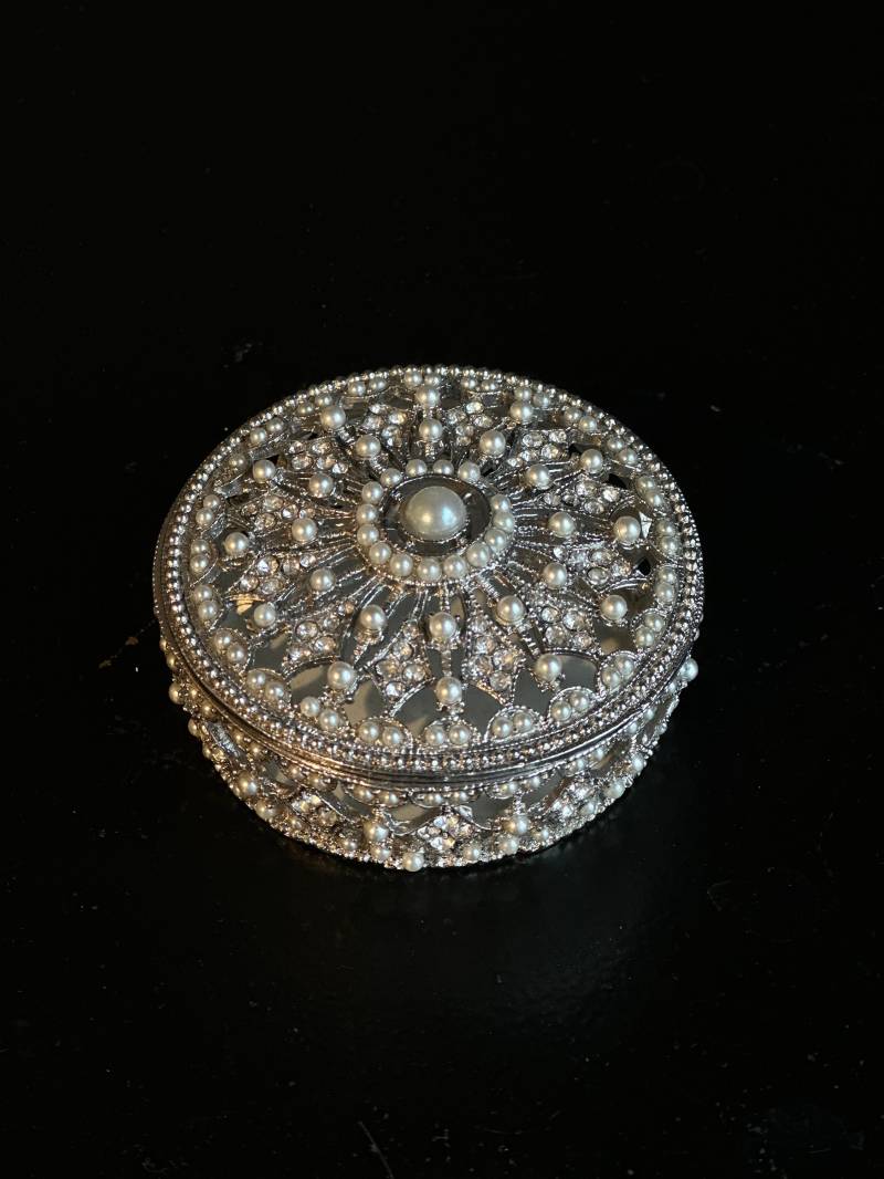 Ringkästchen Schmuckkästchen Schmuckschatulle Schmuckdose Glasschatulle Hochzeit Eheringe Ringkästchen Schmuckkästchen Schmuckschatulle Schmuckdose Glasschatulle Hochzeit Eheringe von Blumenstil