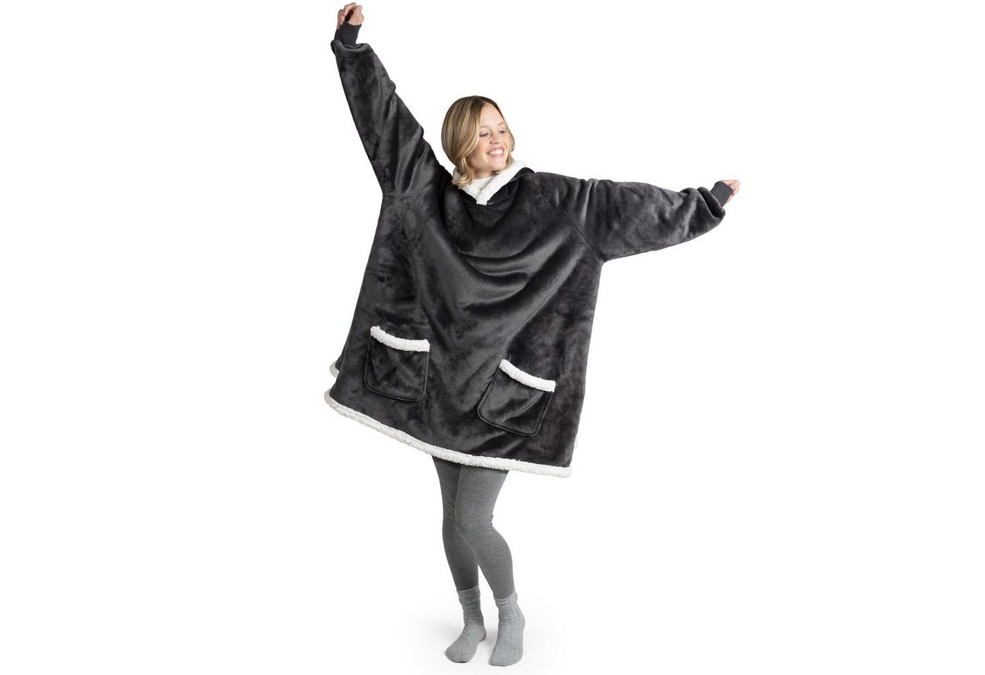 Blumtal Hoodie Ärmeldecke Unisex OEKO-TEX zertifiziert von Blumtal