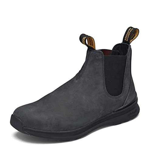 BLUNDSTONE Herren Active Series Chelsea Boot, Rustic Black, 38 EU von Blundstone