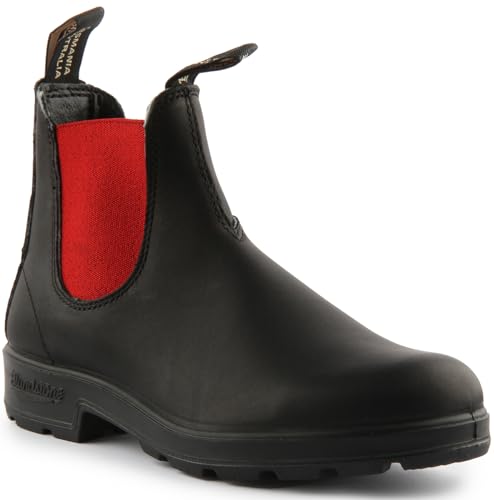 BLUNDSTONE Herren ORIGINAL 500 Series Chelsea Boot, Voltan Black/Red, 46 EU von Blundstone