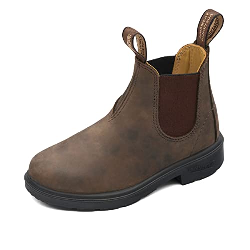 BLUNDSTONE Jungen Unisex Kinder KIDS SERIES Chelsea Boot, Rustic Brown, 33 EU / 1 UK von Blundstone