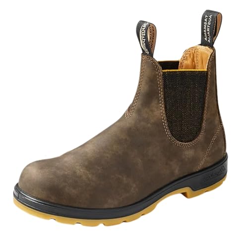 BLUNDSTONE Unisex Classic 550 Series Chelsea Boot, Rustic Brown, 38 EU von Blundstone