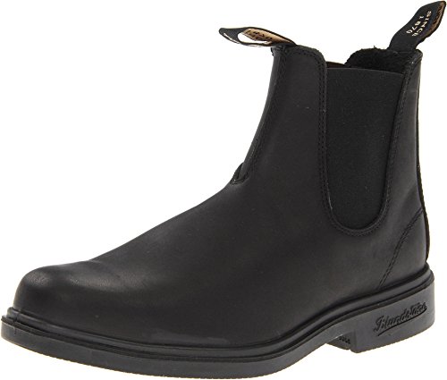 BLUNDSTONE Unisex Dress Series Chelsea Boot, Grau Rustic Black Rustic Black, 36 EU von Blundstone