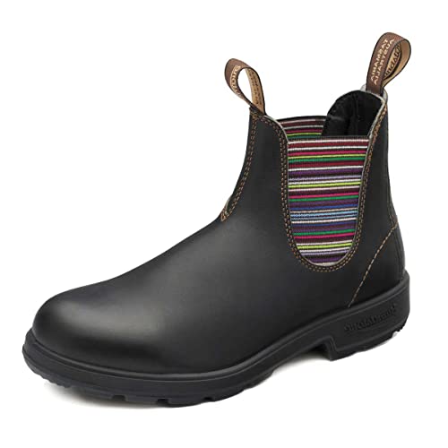 Blundstone Unisex-Erwachsene Original 500 Series Chelsea Stiefel, Stout Brown / Stripes, 42.5 EU (8.5 UK) von Blundstone