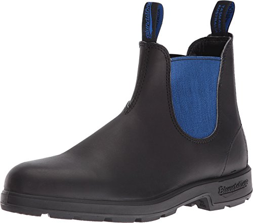 BLUNDSTONE Unisex Original 500 Series Chelsea Boot, Voltan Black/Blue, 37 EU von Blundstone