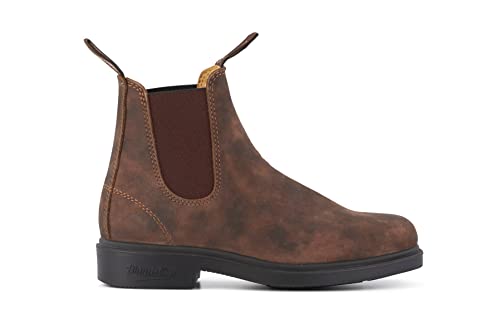 Blundstone 1306 Rustikale braune Chelsea-Lederstiefel 10 von Blundstone