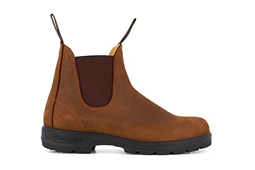 Blundstone 562 Echtleder Braun Crazy Horse Chelsea Design Boots Nubuk von Blundstone