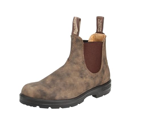 Blundstone Classic Comfort 585, Unisex-Erwachsene Chelsea Boots, Braun (Rustic Brown), 44 EU 10UK von Blundstone