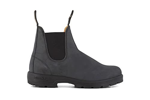 Blundstone 587 Rustikale Chelsea Stiefel Aus Schwarzem Leder 7.5 von Blundstone