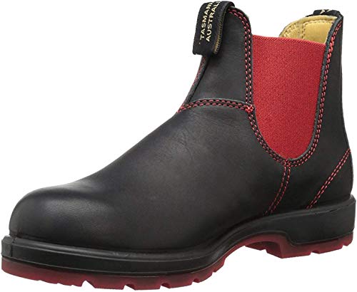 Blundstone Classic 1316, Unisex-Erwachsene Chelsea Boots, Schwarz (Black/Red), 37.5 EU (4.5 UK) von Blundstone