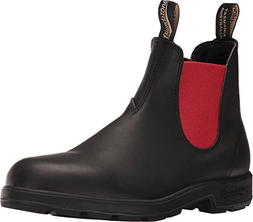 BLUNDSTONE Herren ORIGINAL 500 Series Chelsea Boot, Voltan Black/Red, 39 EU von Blundstone