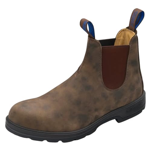 Blundstone Herren Classic Comfort 584 Chelsea Boots, Braun Rustic Brown Rustic Brown, 43.5 EU von Blundstone