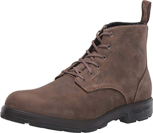BLUNDSTONE Herren Lace Up Series Chelsea Boot, Rustic Brown, 39 EU von Blundstone