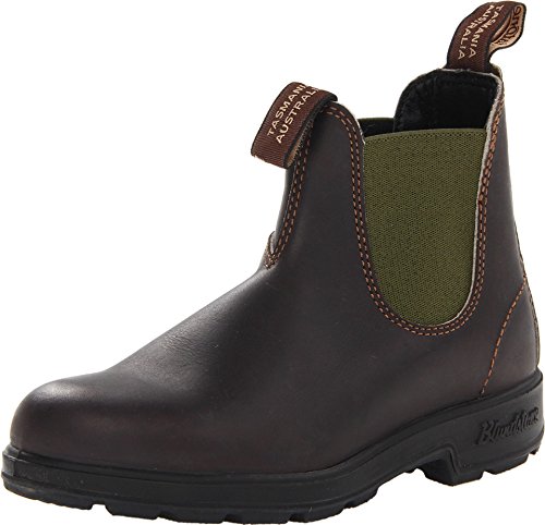 BLUNDSTONE Herren Original 500 Series Chelsea Boot, Stout Brown/Olive, 46 EU von Blundstone