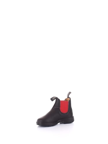 BLUNDSTONE Jungen Unisex Kinder Kid's Blunnies Chelsea Boot, Black/Red, 26.5 EU von Blundstone