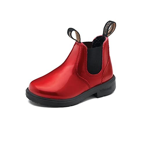 Blundstone Kids Kinder Chelsea Boot 2253 Red Patent, UK10 (EU Schuhgrößensystem, Jugendliche, Damen, Numerisch, M, 35.5) von Blundstone