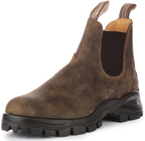 Blundstone Lug Boot, Rustikales Braun, 11 Women/9 Men von Blundstone