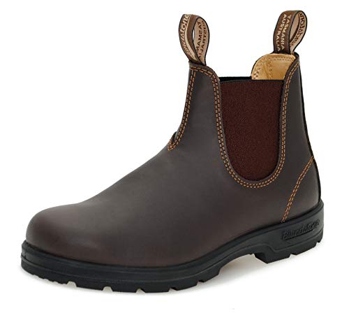 Blundstone Original Nussbaum Braun Prämie Leder Kleid Stiefel 550 Serie 4 von Blundstone