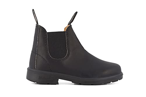 Blundstone Stiefel 531 Kinder Unisex Schwarze Leder Slip On Komfort - schwarz 28 von Blundstone