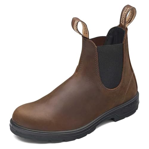 Blundstone Herren Classic 550 Series Chelsea Boot, Antique Brown, 38.5 EU von Blundstone