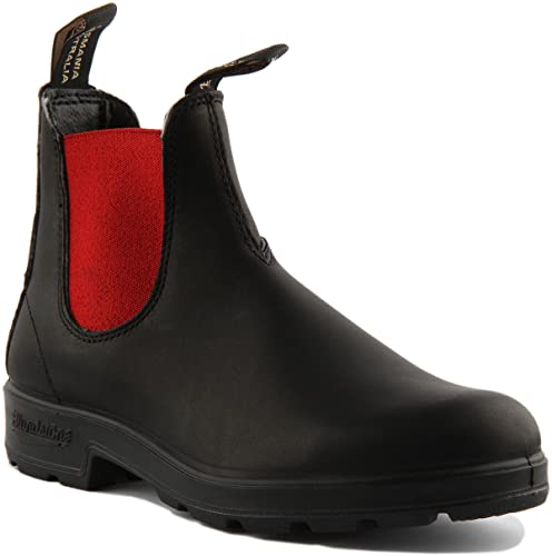 Blundstone Herren Originele 500-serie Chelsea Boot, Voltan Black Red, 42.5 EU von Blundstone