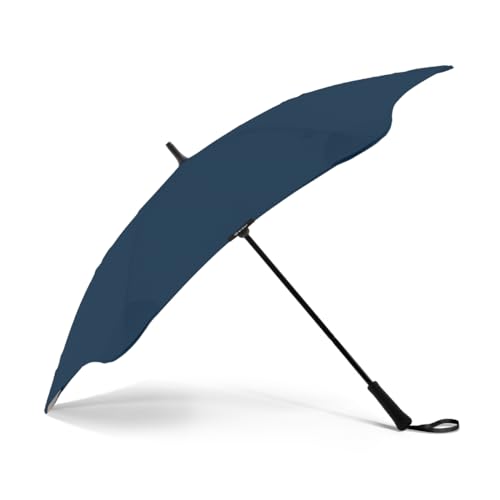 Blunt Classic Stockschirm Regenschirm marineblau | elegant & sturmfest – 120 cm Ø | Innovatives & patentiertes Design – getestet im Windkanal von Blunt