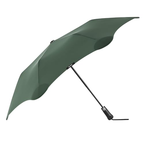 Blunt XS Metro Taschenschirm Regenschirm dunkelgrün | kompakt & sturmfest – 100 cm Ø | Innovatives & patentiertes Design – getestet im Windkanal von Blunt