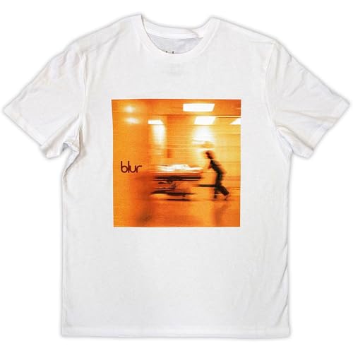 Blur - T-Shirt für Herren/Damen Unisex (XL) (Weiß) von Blur