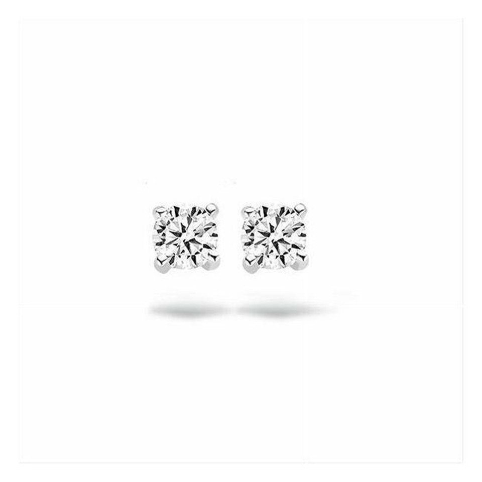 Blush Paar Ohrstecker BLUSH Ohrstecker 14 Karat Weißgold mit Zirkonia 7128WZI von Blush