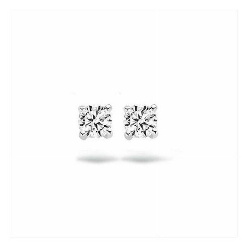 Blush Paar Ohrstecker BLUSH Ohrstecker 14 Karat Weißgold mit Zirkonia 7128WZI von Blush