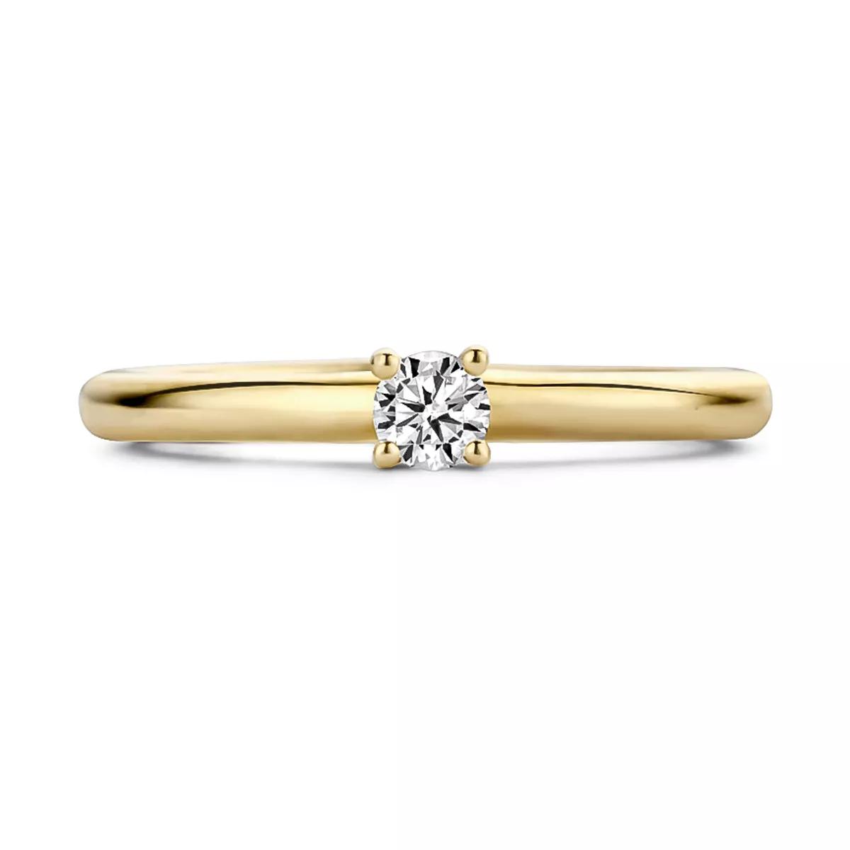 Blush Ring - Ring 1112YZI - Gold (14k) with Zirconia - Gr. 54 - in Gold - für Damen von Blush