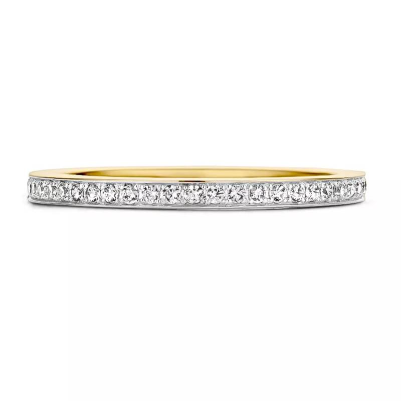 Blush Ring - Ring 1119BZI - Gold (14k) with Zirconia - Gr. 56 - in Gold - für Damen von Blush