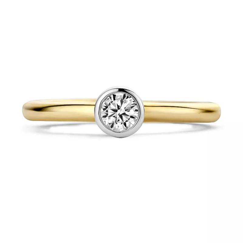 Blush Ring - Ring 1124BZI - Gold (14k) with Zirconia - Gr. 52 - in Gold - für Damen von Blush