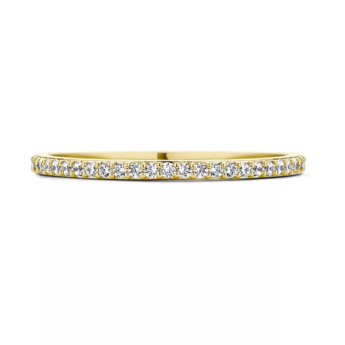 Blush Ring - Ring 1201YZI - Gold (14k) with Zirconia - Gr. 52 - in Gold - für Damen von Blush