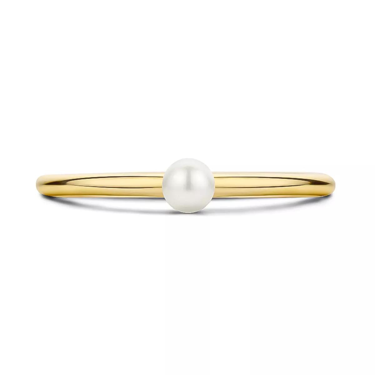 Blush Ring - Ring 1213YPW - Gold (14k) with Pearl - Gr. 50 - in Gold - für Damen von Blush