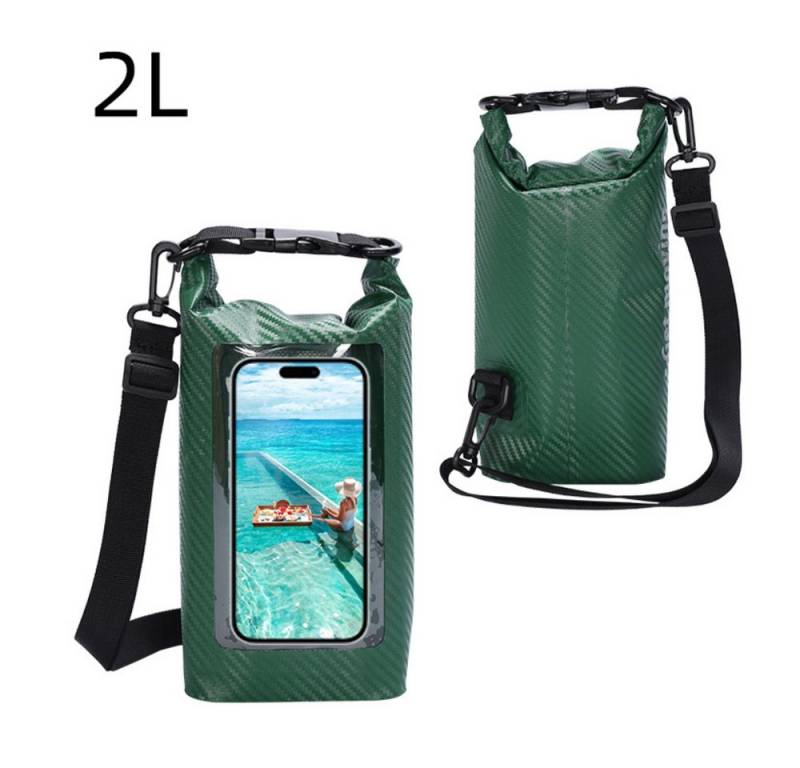 Blusmart Drybag Outdoor Wasserdichte Rucksack (2-in-1 Handy wasserdichte Tasche, Leichte Schwimmtasche), Für Schwimmbad Strand Skifahren Reiten Meer Angeln von Blusmart