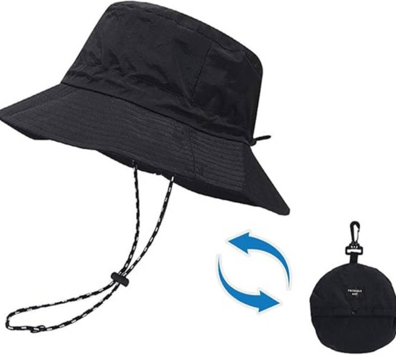 Blusmart Fischerhut Wasserdichter Bucket Hat Wanderhut (Faltbarer, UV-geschützter Strand-Sonnenhut, Wasserdicht und schnelltrocknend, Einheitsgröße) Geeignet für Männer und Frauen von Blusmart