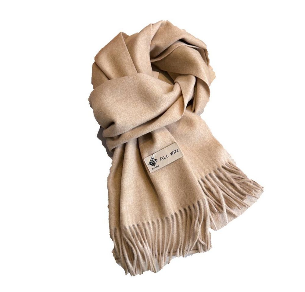 Blusmart Halstuch Schal Damen Warm Herbst Winter unifarben Baumwolle mit quasten, (Dick und weich, Einfarbige Schals und Tücher), Für abendkleid xl Stola Scarf Winterschal von Blusmart