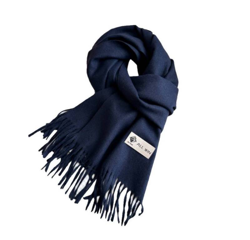 Blusmart Halstuch Schal Damen Warm Herbst Winter unifarben Baumwolle mit quasten, (Dick und weich, Einfarbige Schals und Tücher), Für abendkleid xl Stola Scarf Winterschal von Blusmart