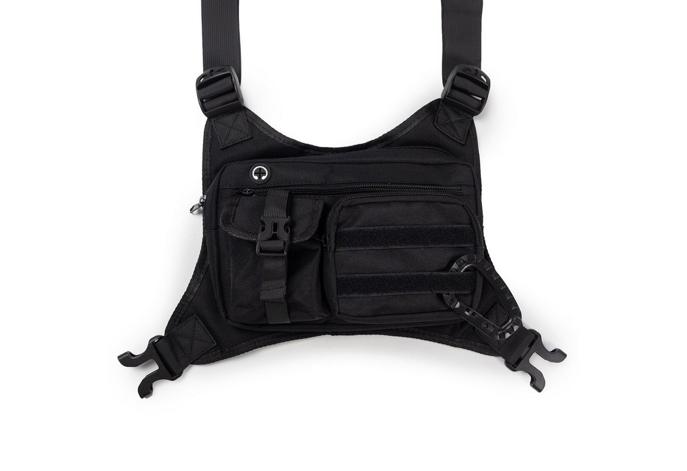 Blusmart Sporttasche Outdoor-Sport-Brusttaschen für Damen und Herren (Brusttasche mit Handyhalterung, Wasserdichte Sport-Brusttasche, leichte Laufweste), Geeignet für Sport, Radfahren und Wandern von Blusmart