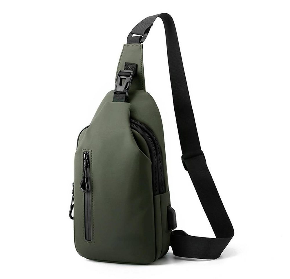 Blusmart Umhängetasche Modischer Unisex-Einzelriemenbeutel (Leichte & Wasserdichte Sling Bag, Brustbeutel/Crossbody Bag), Für Travel, Festival, Alltag, Wandern & Radfahren von Blusmart