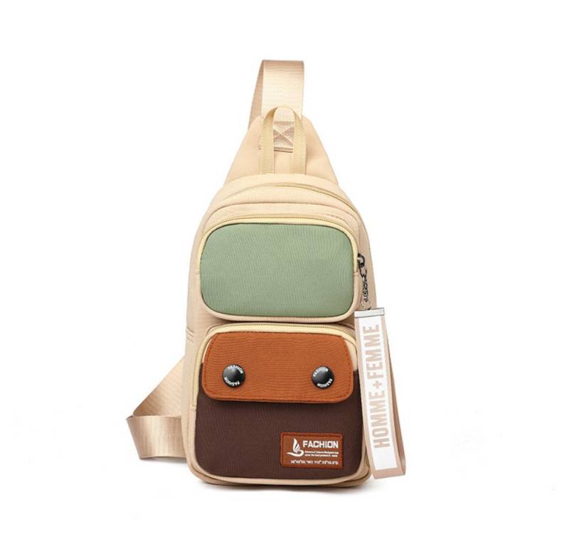 Blusmart Umhängetasche Outdoor-Umhängetasche für Herren und Damen (Multifunktionale Umhängetasche, Ein Hauptfach mit drei Seitentaschen), Für viele Anlässe geeignet von Blusmart