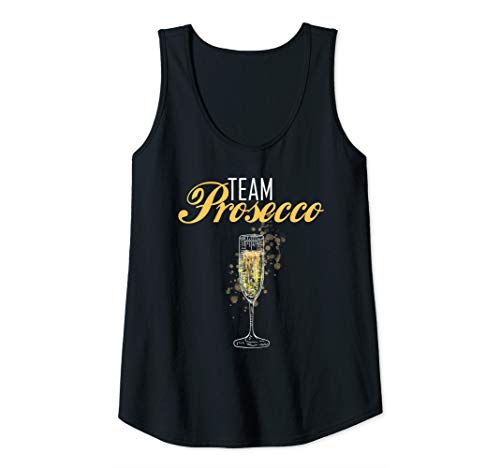 Damen Team Prosecco | Blutgruppe Prosecco Geschenk | Prosecco Tank Top von Blutgruppe Alkohol Collection