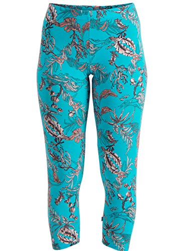 Blutsgeschwister 3/4 Leggings Happy Capri, Damen, Größe 36 (S), Under The Sea (Blau) von Blutsgeschwister