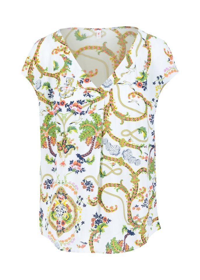 Blutsgeschwister Blusentop – Leichtes T-Shirt Damen – Bluse – Top Sommer – Liberty Maniac von Blutsgeschwister